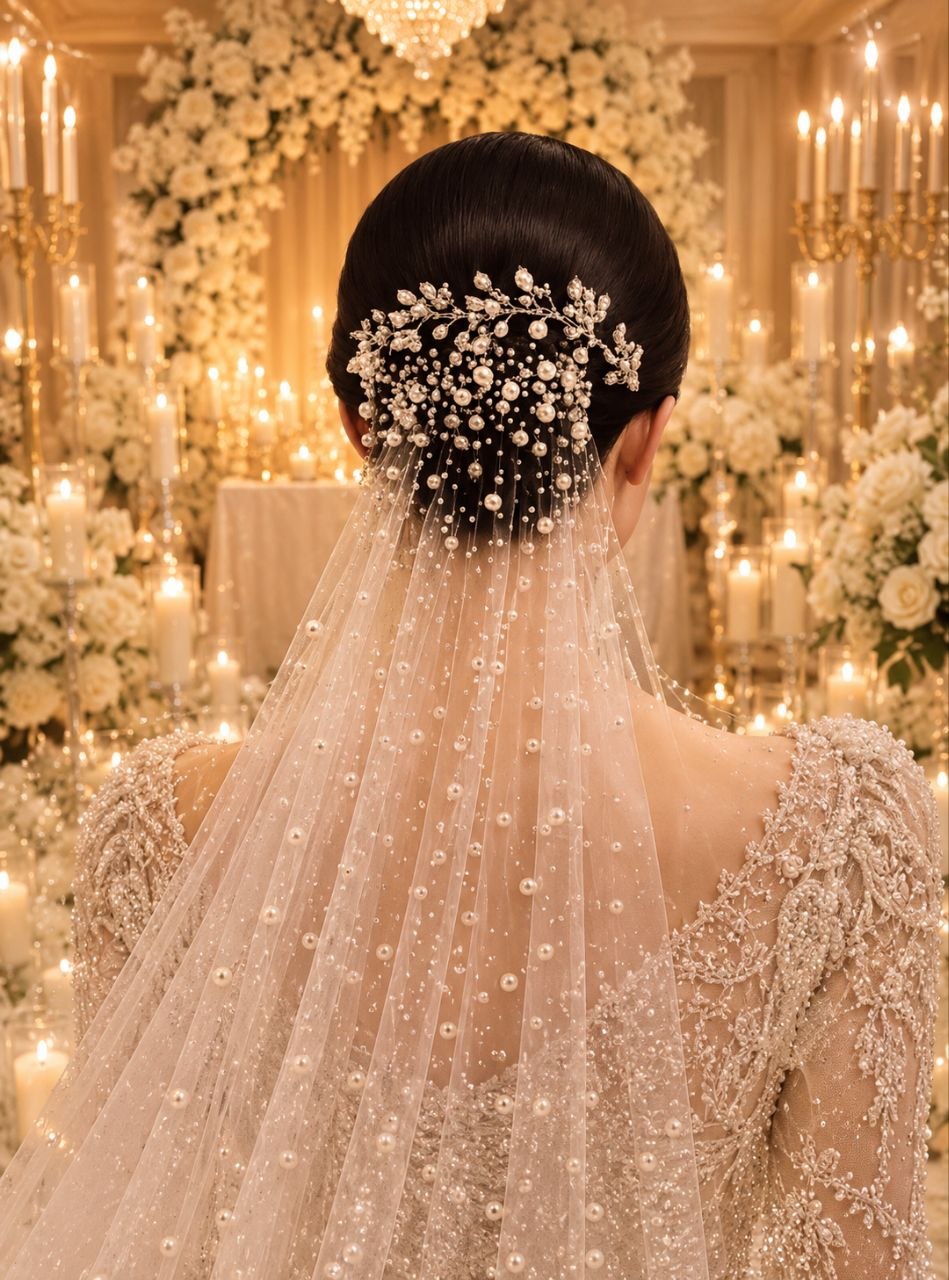 ریسه مرواریدی عروس